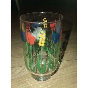 Spring Garden Tulip‎ Flower Single Glass Cristal D'Arques Durand RARE Vintage